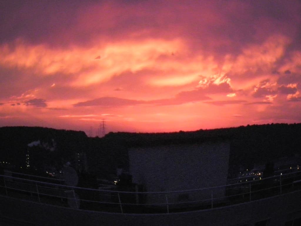 coucher de soleil