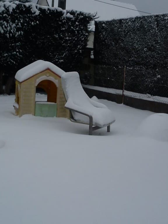 fauteil de neige