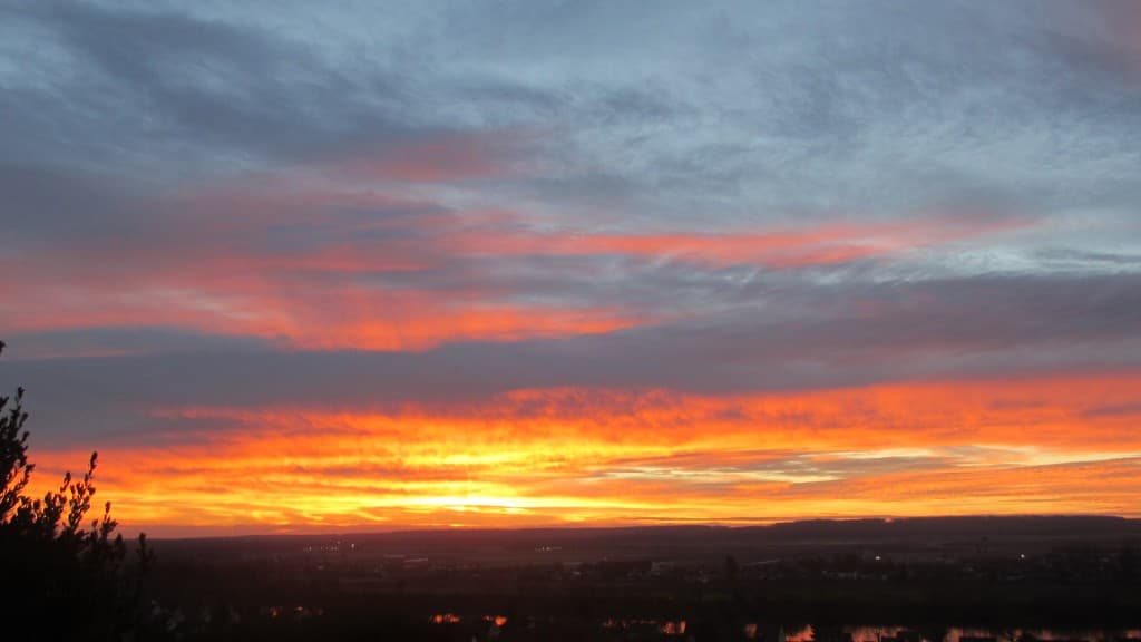 Levé de Soleil il est 08H40