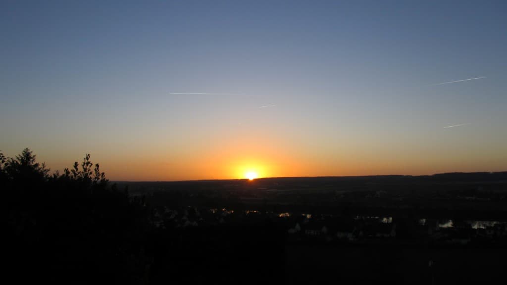 Levé de Soleil il est 08H40
