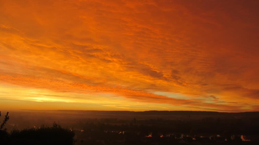 Lever de soleil à 7H57