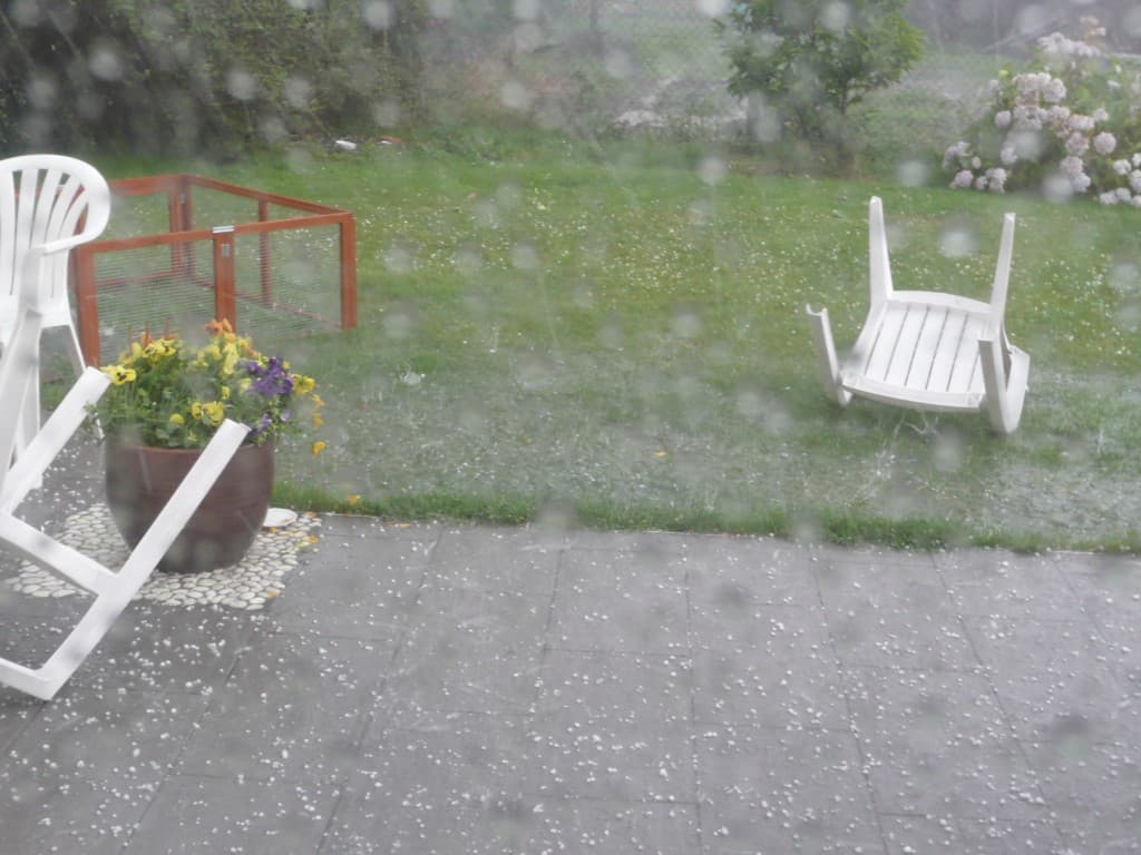 enorme bourasque de vent