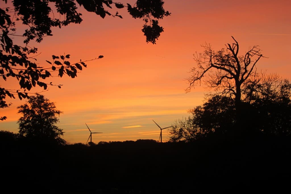 Coucher de soleil sur La Gaillarde