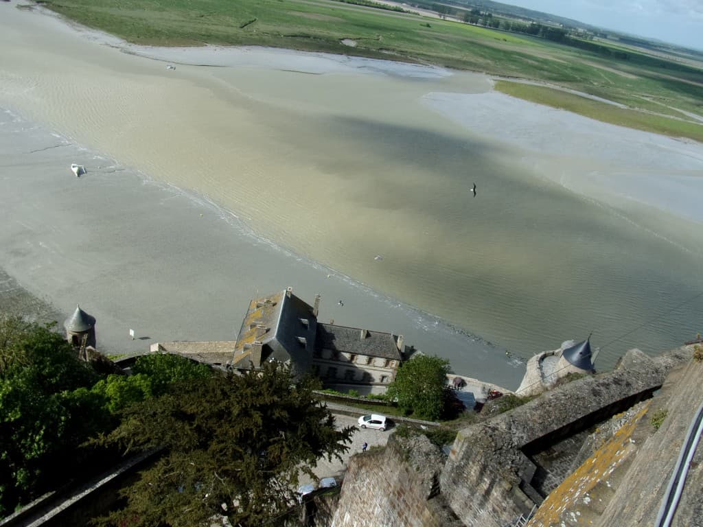 Depuis l'abbaye du Mont-Saint Michel