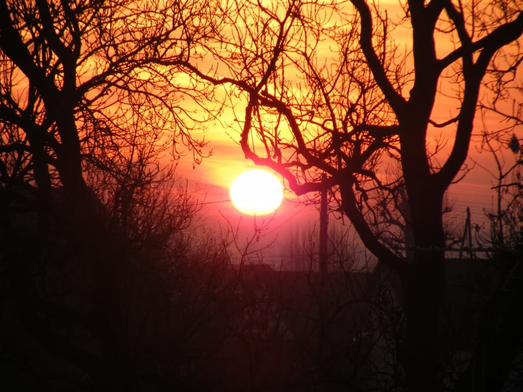 lever du soleil ce matin 