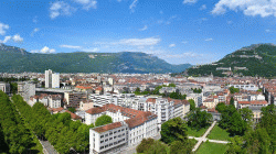 Vue Grenoble depuis l'hotel de ville