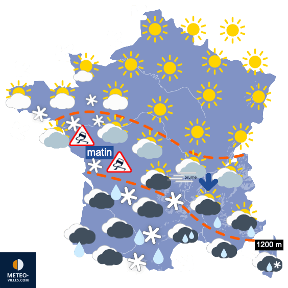 Froid sec et calme, au moins jusqu'au week-end