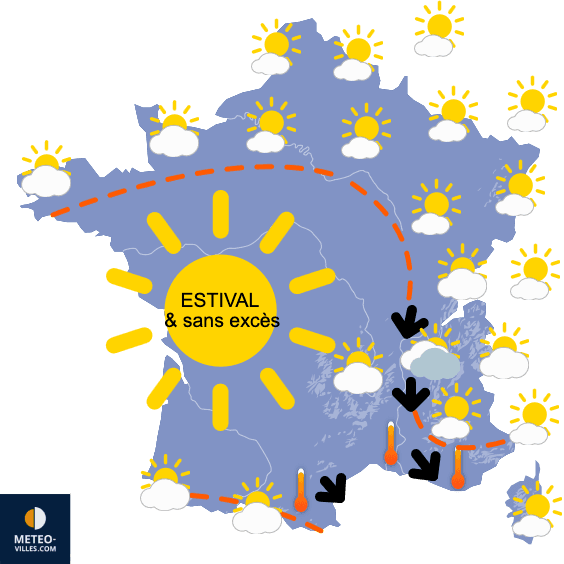 De plus en plus chaud avec un risque de canicule en vue