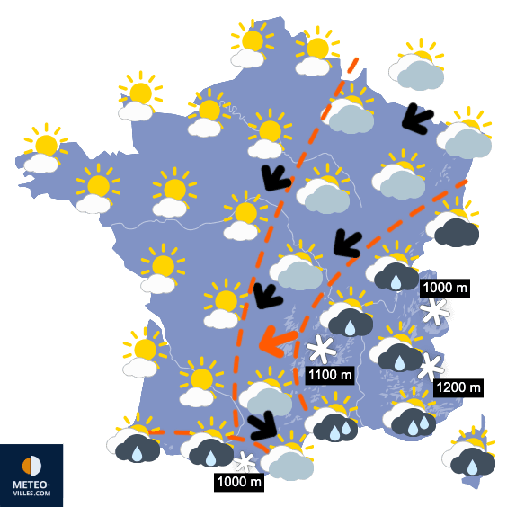 Bascule radicale vers un descente polaire maritime