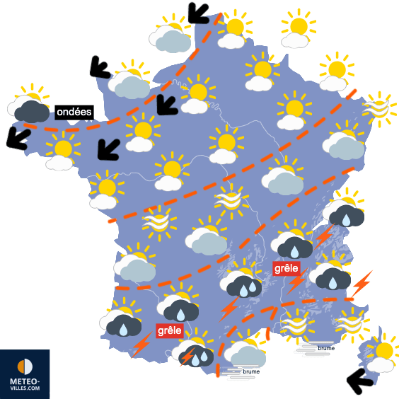 Vers un week-end du 1er mai très orageux