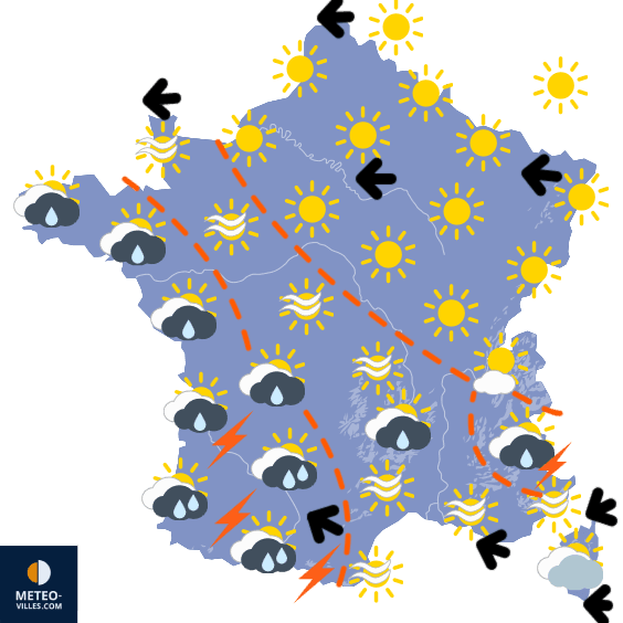 La période de temps calme sur le point de se terminer