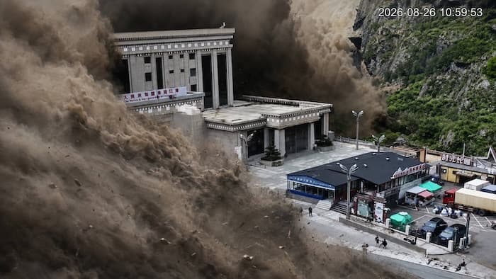 Un gigantesque mur d’eau ravage une vallée, des centaines de personnes portées disparues