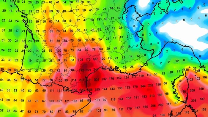 Voici quand les fortes pluies pourraient à nouveau menacer la Méditerranée