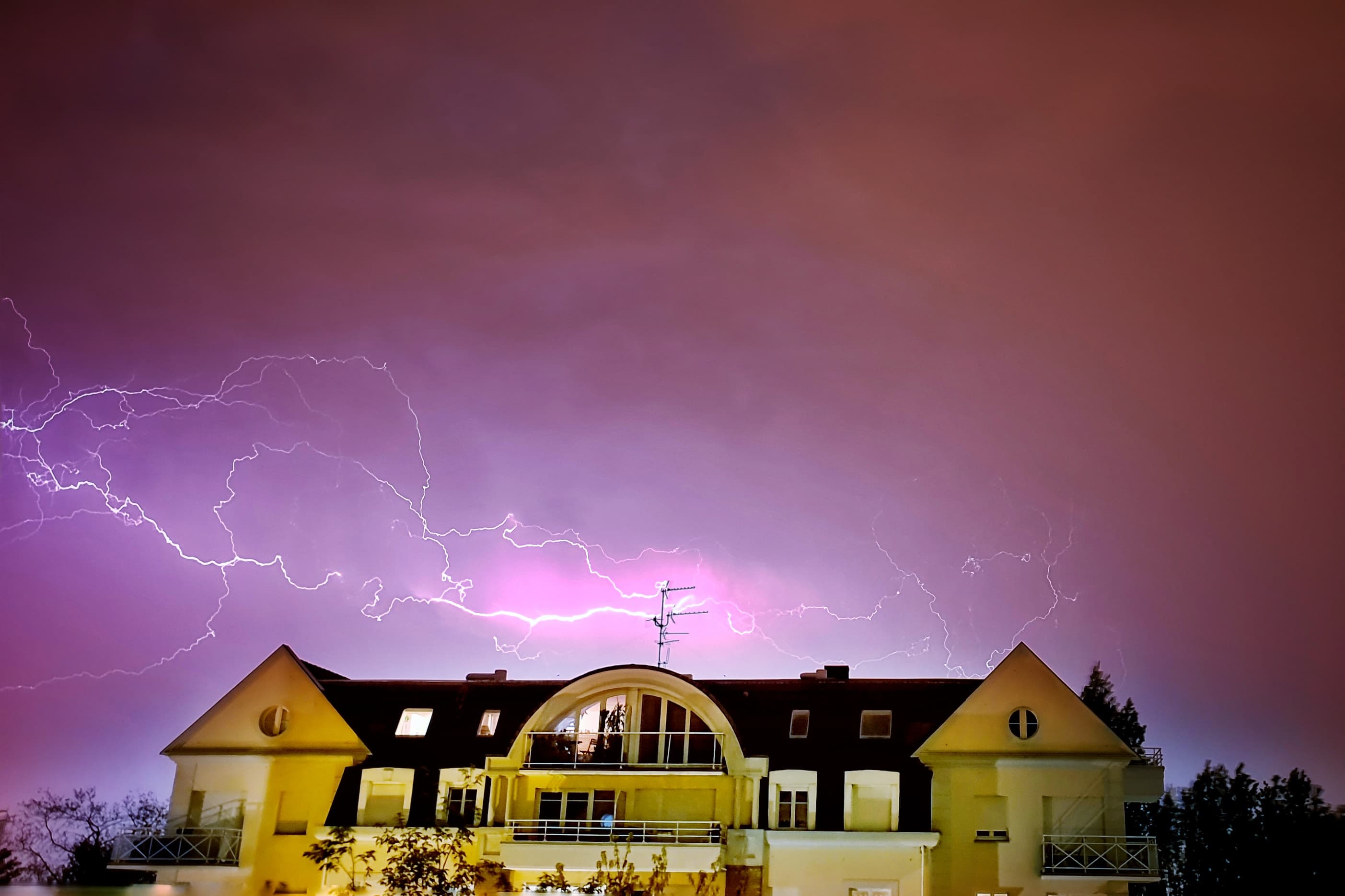Orage à Lille