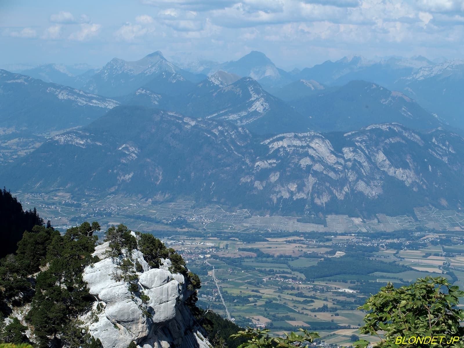 Les Bauges vues du Col de l'Alpe