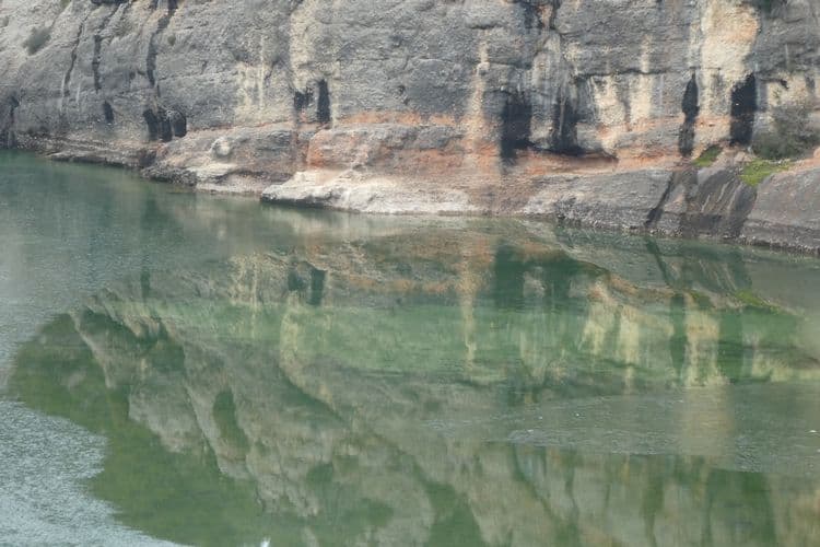 lac zola en partie gelé