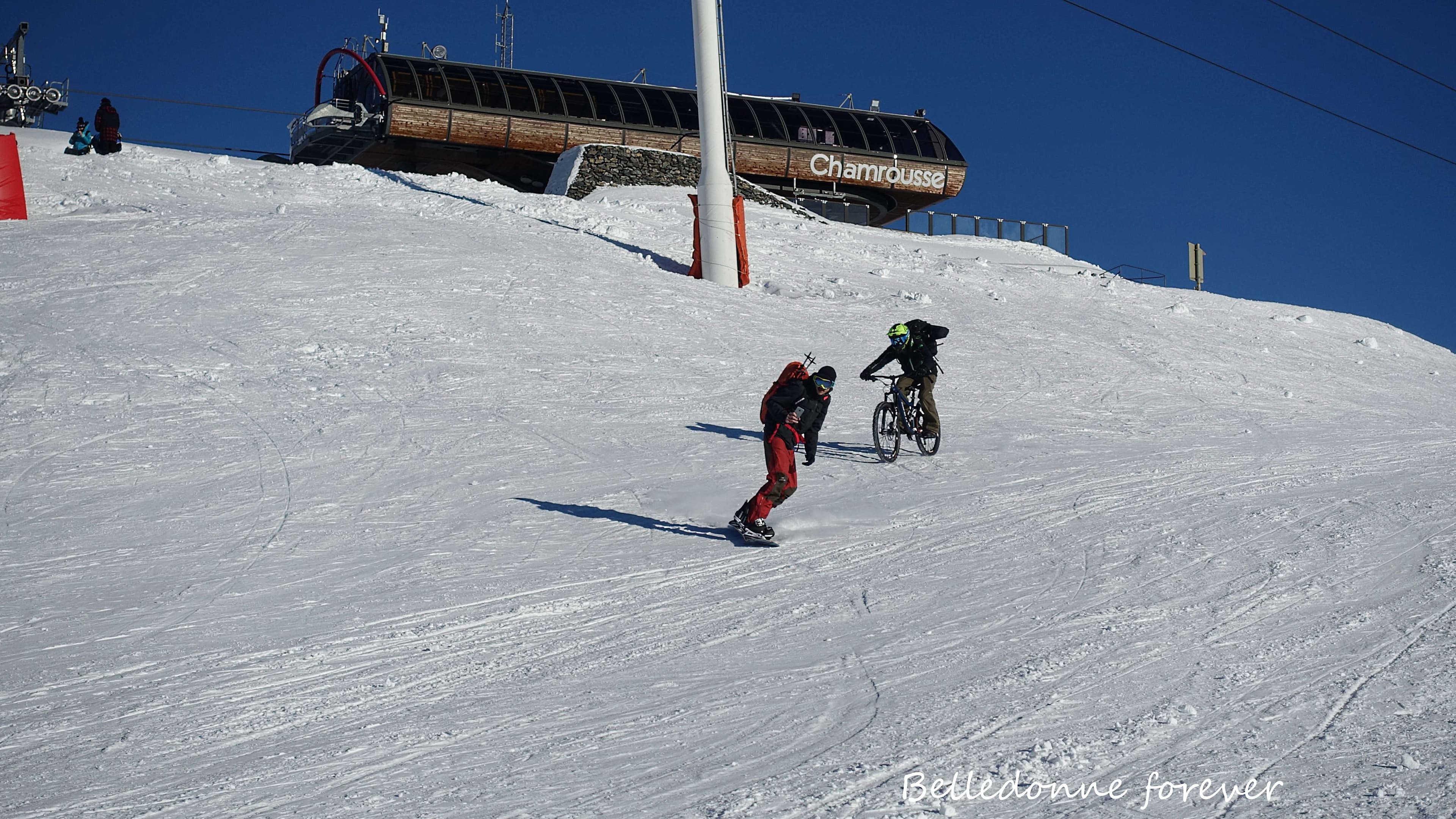 Pas chaud à l'ombre - Tout est bon dans Belledonne à pieds, en raquettes, à vélo, en surf, à skis.... A.P.
