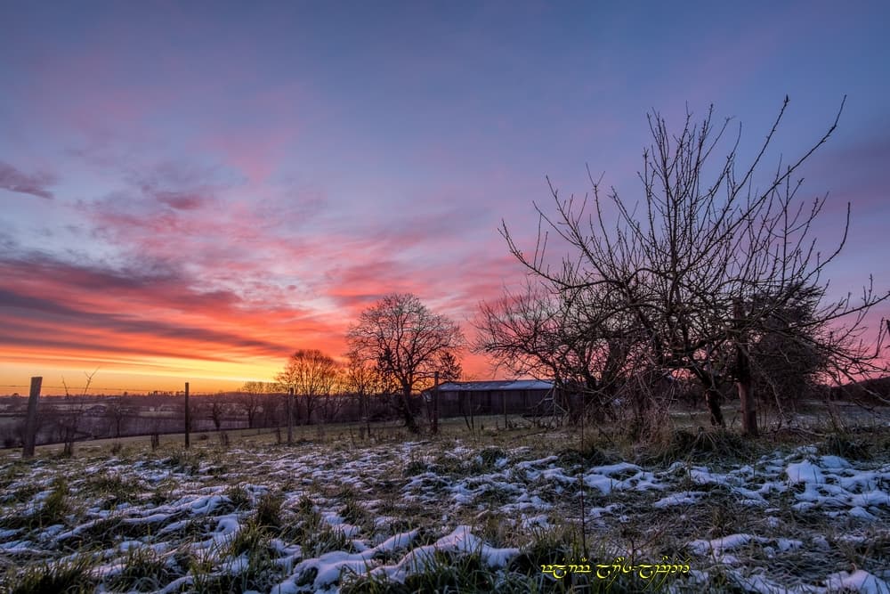 Couleurs et résidus neigeux