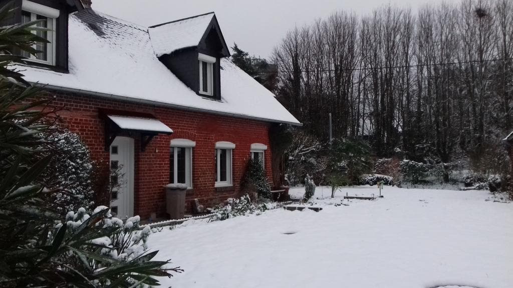 Neige et froid Bourville