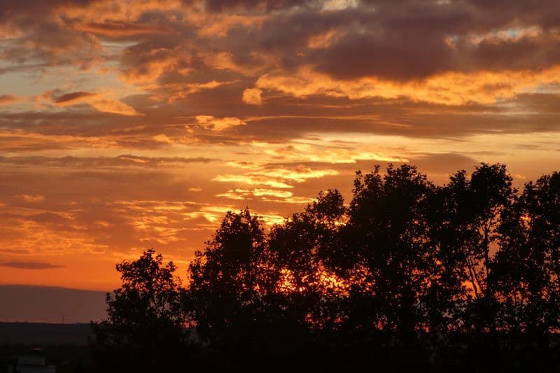 coucher de soleil