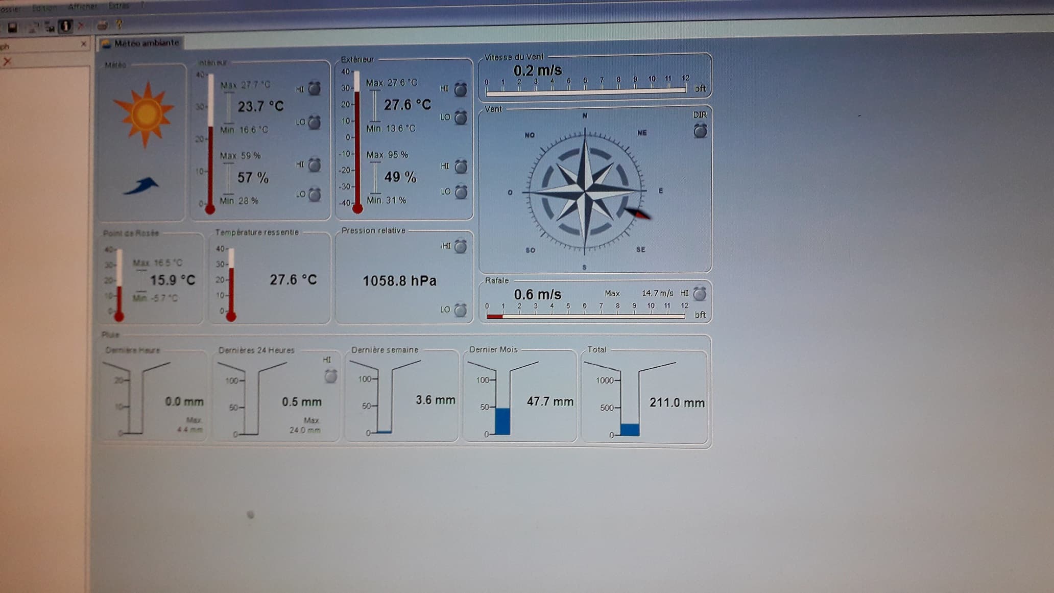17 mai 15h30, la température continue de monter,le dérèglement climatique est sous nos yeux