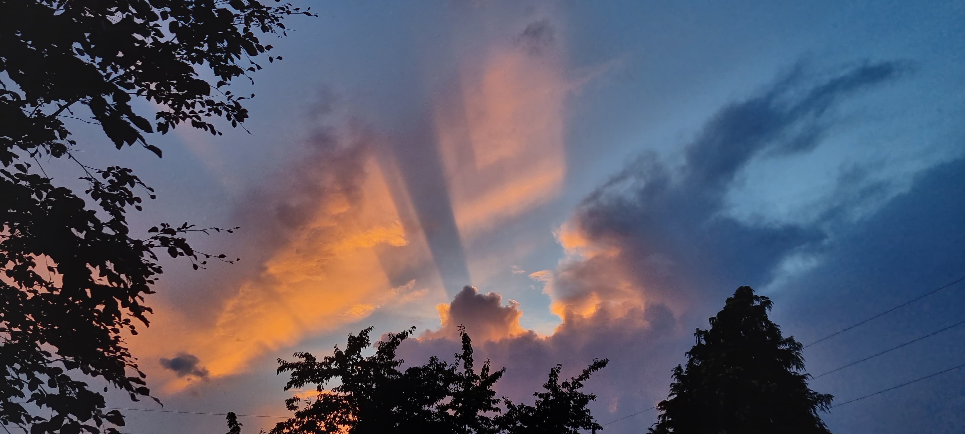 Jeux de lumière  au coucher du soleil