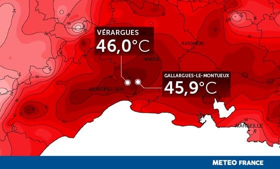 Image d'illustration pour 46.0°C : homologation d'un nouveau record national de chaleur