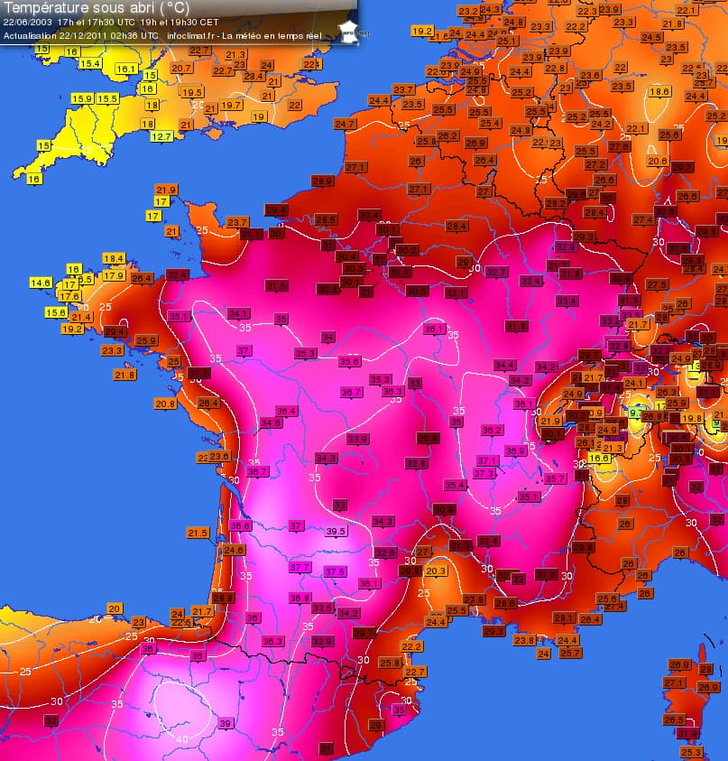 Image d'illustration pour Retour sur les coups de chaleur à la fin juin en France