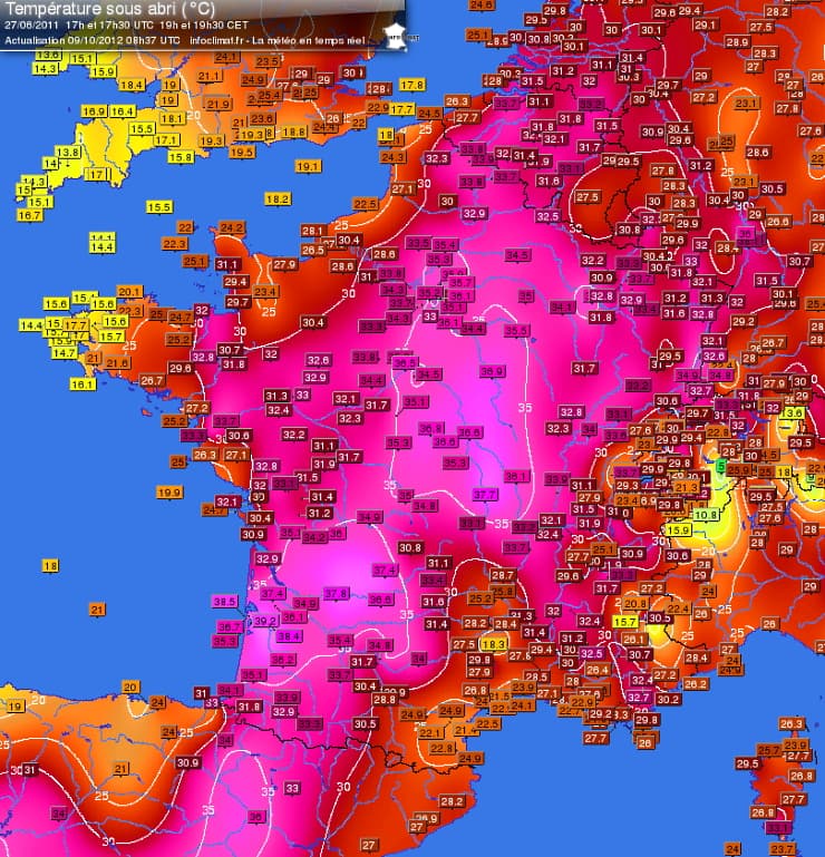 Image d'illustration pour Retour sur les coups de chaleur à la fin juin en France