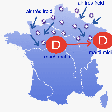Image d'illustration pour 12/03/2013 - Neige exceptionnelle au nord de la Loire 