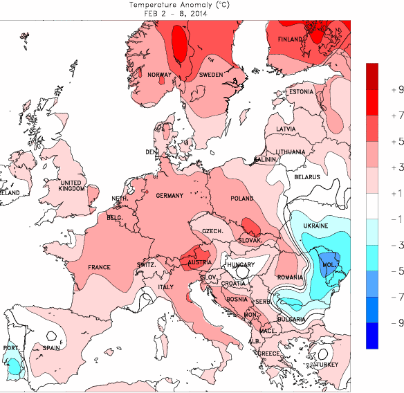 Image d'illustration pour Bilan météo hebdomadaire en France et en Europe