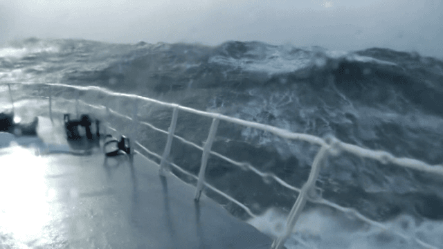 Image d'illustration pour Les tempêtes filmées depuis un chalutier à l'Est des Cornouailles