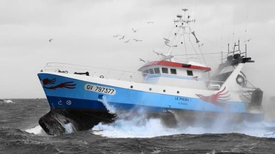 Image d'illustration pour Les tempêtes filmées depuis un chalutier à l'Est des Cornouailles