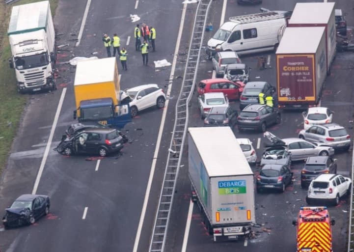 Image d'illustration pour Carambolage meurtrier dans le brouillard en Vendée