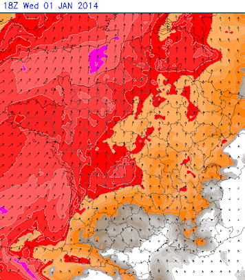 Image d'illustration pour Coups de vent, pluie et douceur début 2014