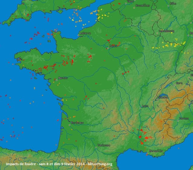 Image d'illustration pour Dépression Ruth - vents forts - graves inondations en Bretagne