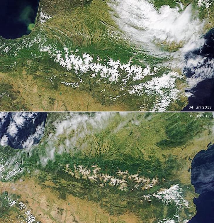 Image d'illustration pour Neige et soleil sur les Pyrénées