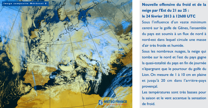 Image d'illustration pour Il y a un an : neige et froid sur l'ensemble de la France