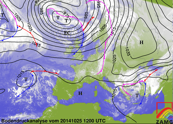 Image d'illustration pour Ex-Gonzalo : tempête, neige et inondations en Bulgarie et en Grèce