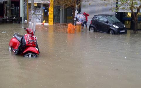 Image d'illustration pour Ex-Gonzalo : tempête, neige et inondations en Bulgarie et en Grèce