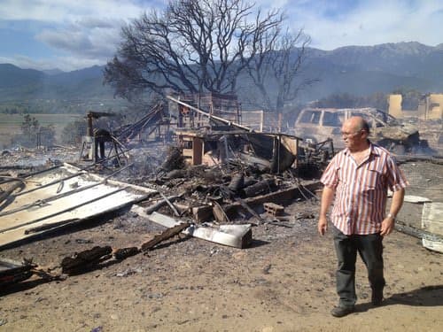 Image d'illustration pour Coup de vent et incendies en Corse