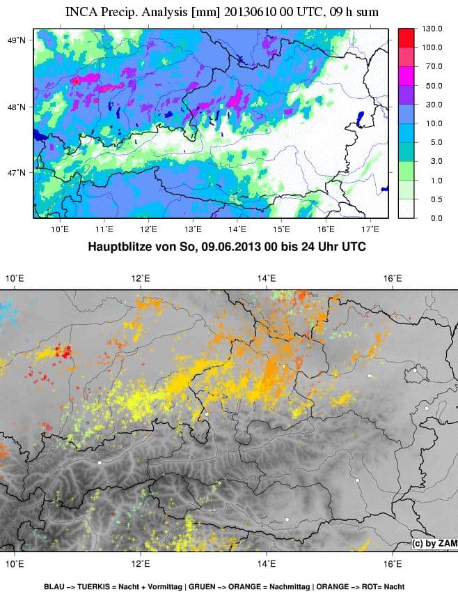 Image d'illustration pour Orages forts - Trombes sur la Côte d'Azur