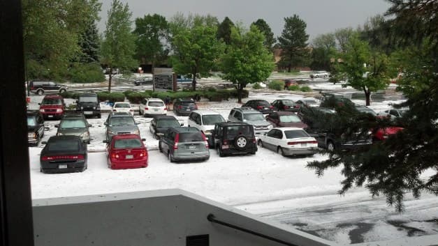 Image d'illustration pour Orages de grêle à Denver (Etats-Unis)