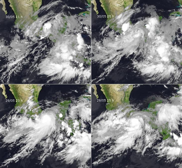 Image d'illustration pour L'ex-ouragan Barbara s'éloigne du Mexique