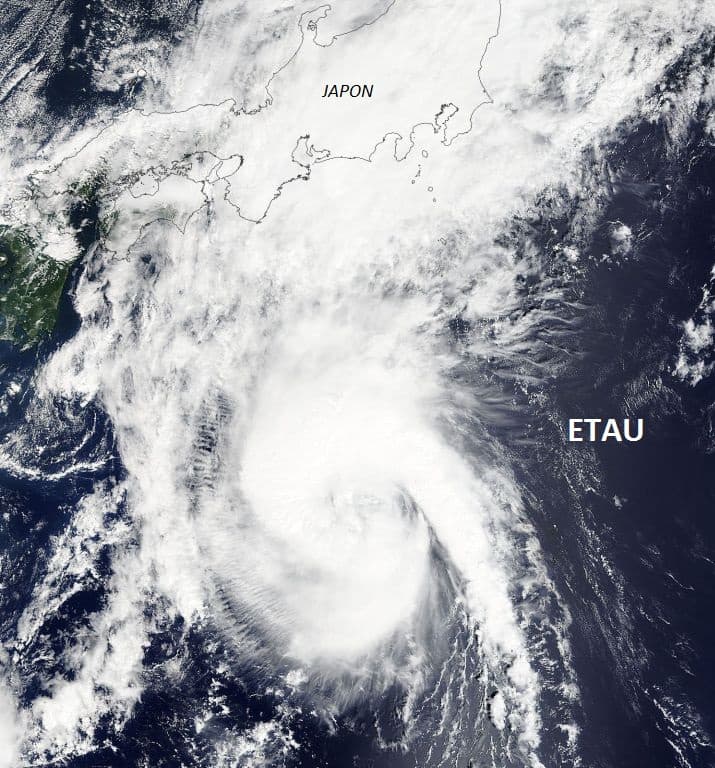 Image d'illustration pour Tempête tropicale Etau - Inondations et coulées de boue au Japon
