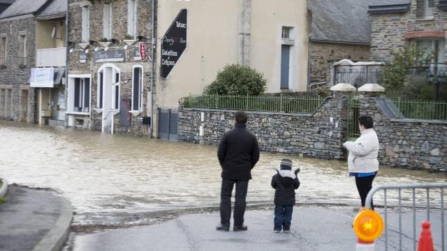 Image d'illustration pour Dépression Ulla - tempête et inondations en Bretagne