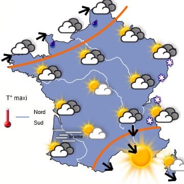 Première vraie offensive de la neige dans le Nord et le Nord-est 
