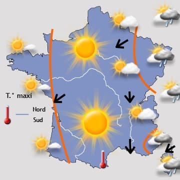 Week-end plutôt beau - semaine prochaine chaude et nuageuse