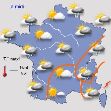Encore de fortes pluies entre dimanche et lundi, mais toujours très doux 