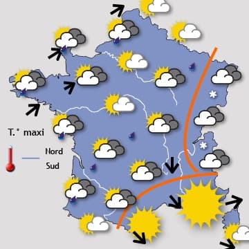 Week-end gris au nord, ensoleillé au sud et doux partout 